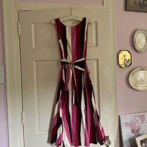 Collectif London cabana striped sleeveless dress